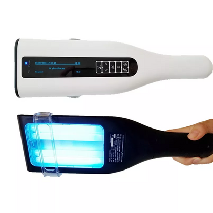 Compact UVB Light Therapy Lamp for Skin Treatment