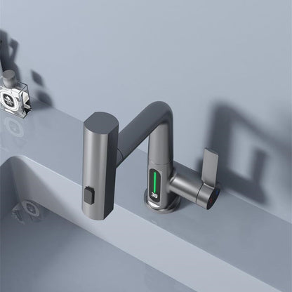 Stylish Brass Single Handle Faucet for Hot Cold Water
