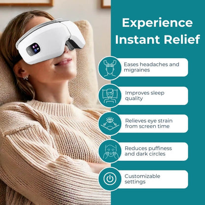 Advanced Eye Massager with Heat and Air Pressure Therapy