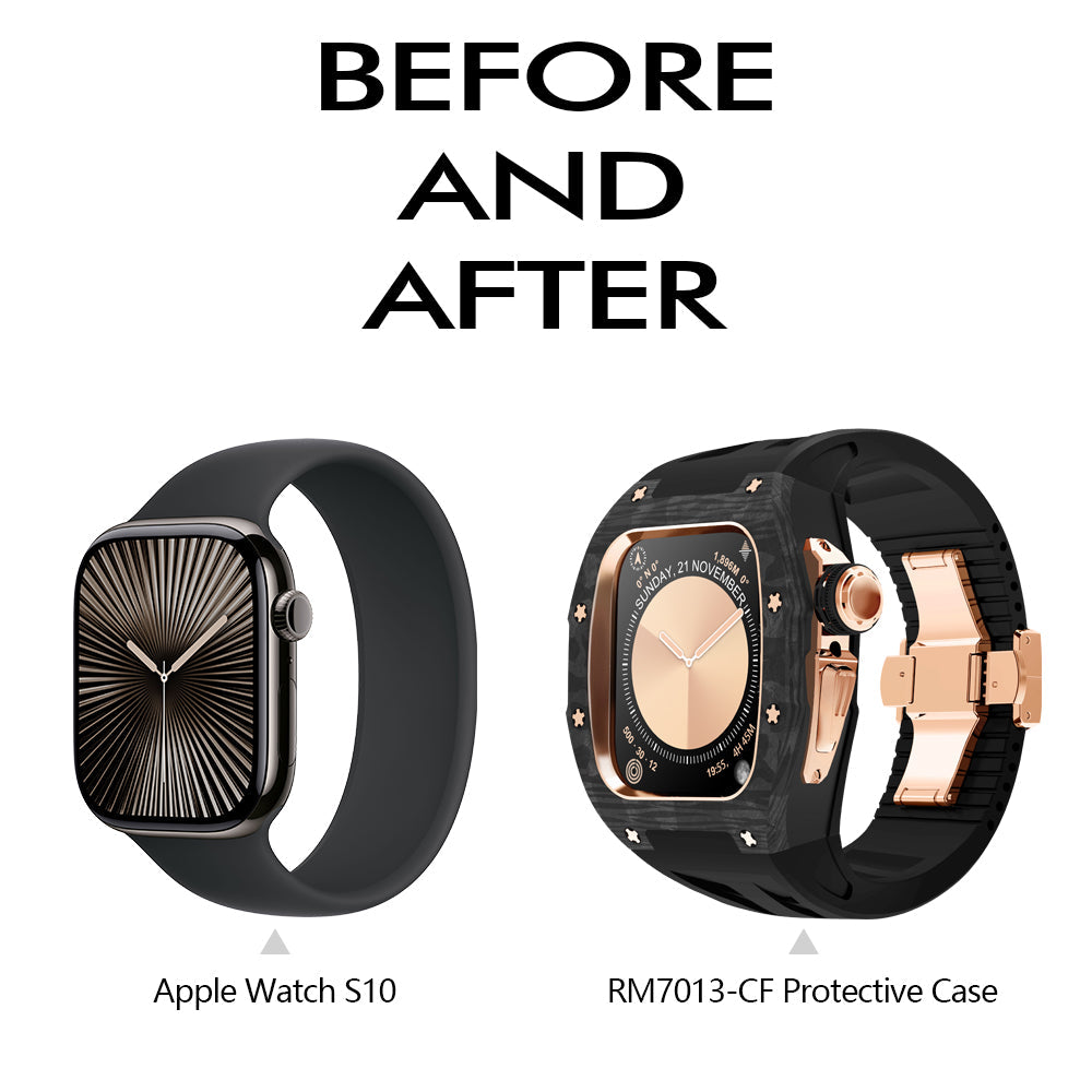 Premium Apple Watch Carbon Case Upgrade Kit