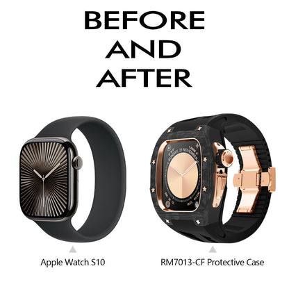 Premium Apple Watch Carbon Case Upgrade Kit