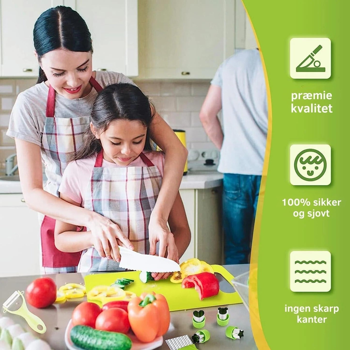 Kids Friendly Cooking Play Set Kitchen Kit Bundle