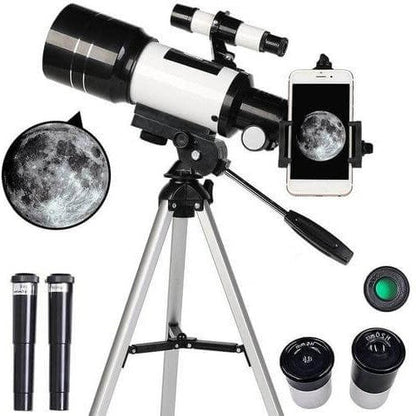 Compact 150x Zoom Travel Telescope Kit