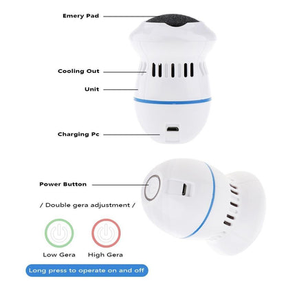 Easy Electric Foot Callus Trimmer With Vacuum