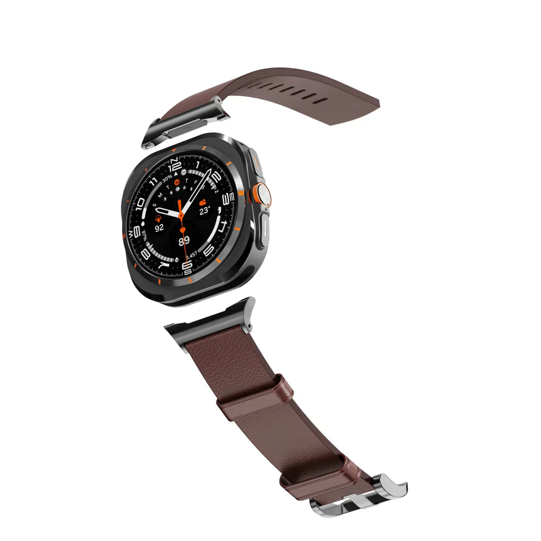 Premium Leather Band For Samsung Galaxy Watch Ultra