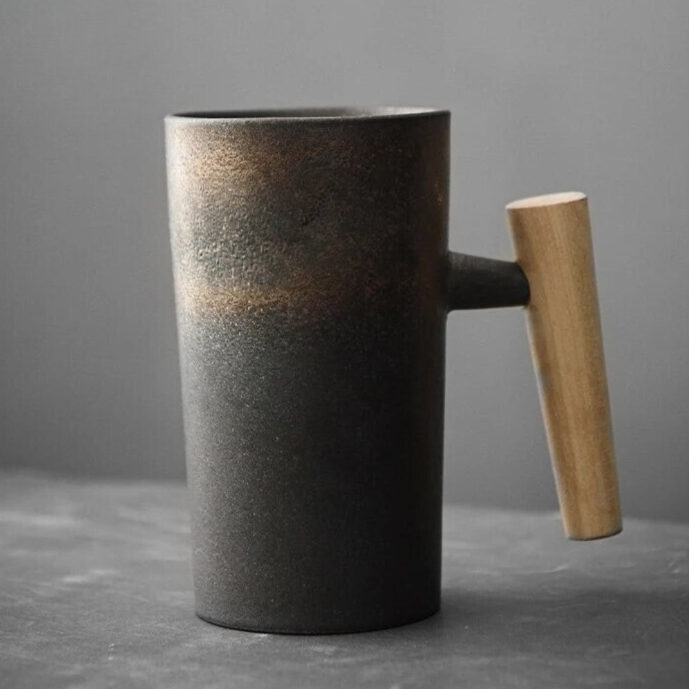 Earth tone Ceramic Coffee Mugs Natural Collection