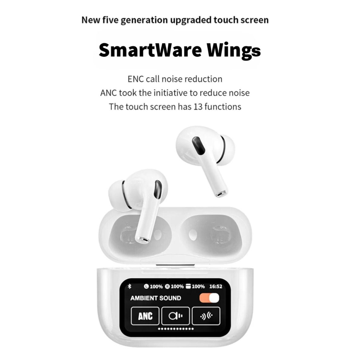 Wireless Noise Cancelling Bluetooth Earbuds