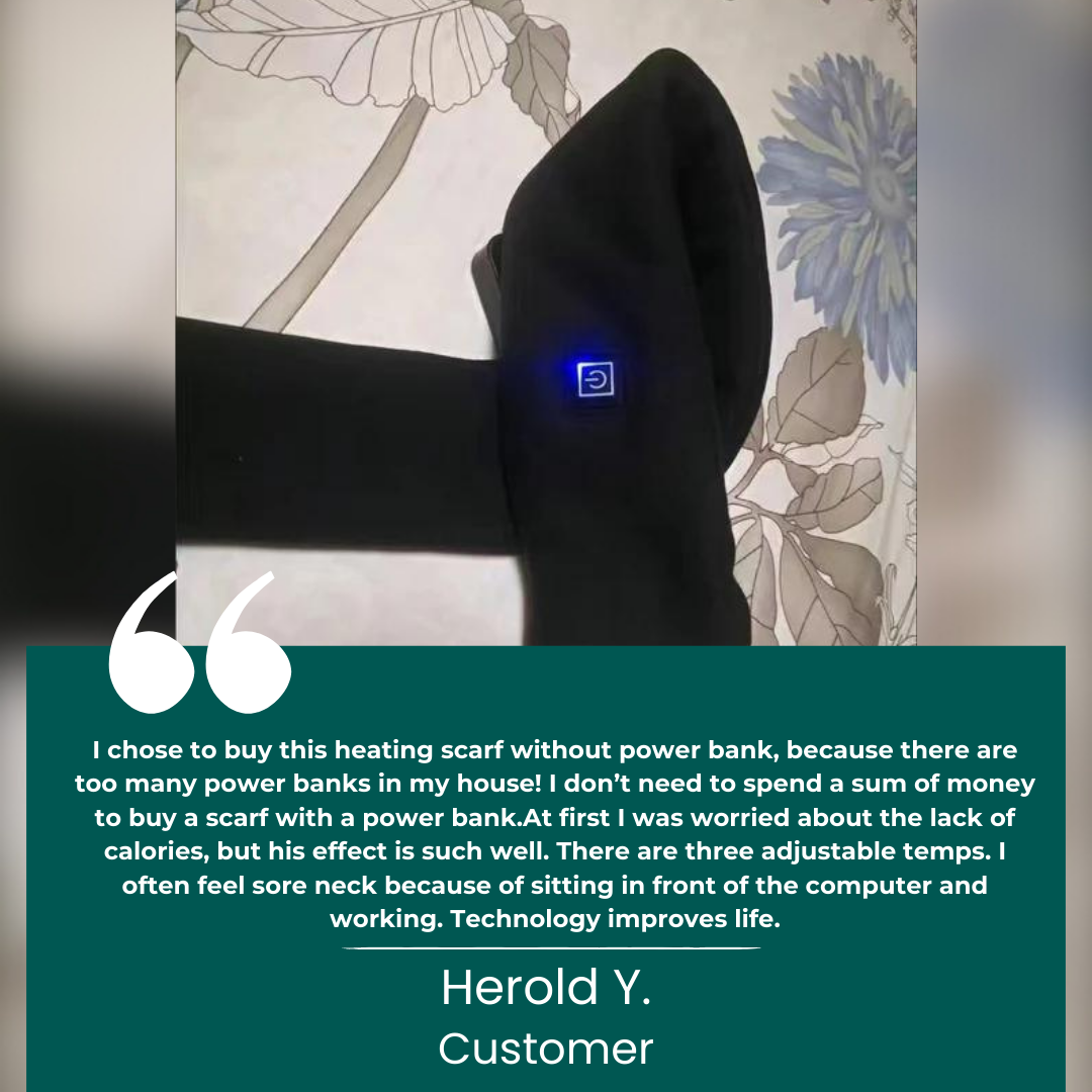 Warm Heated Neck Wrap for Cold Winter Relief