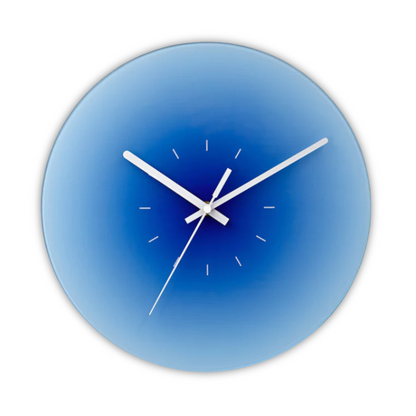 Silent Modern Glass Wall Clock