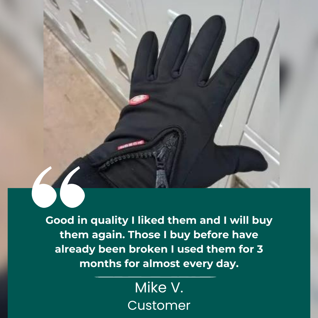Warm Water Resistant Touch Screen Sports Gloves