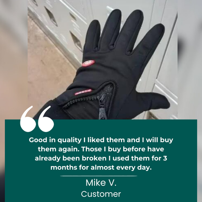 Warm Water Resistant Touch Screen Sports Gloves