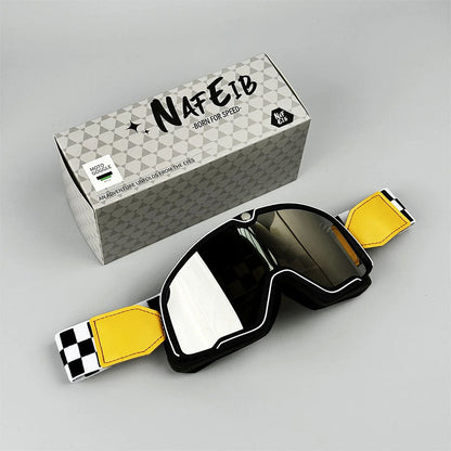 Vintage Style Prescription Goggles with UV Protection