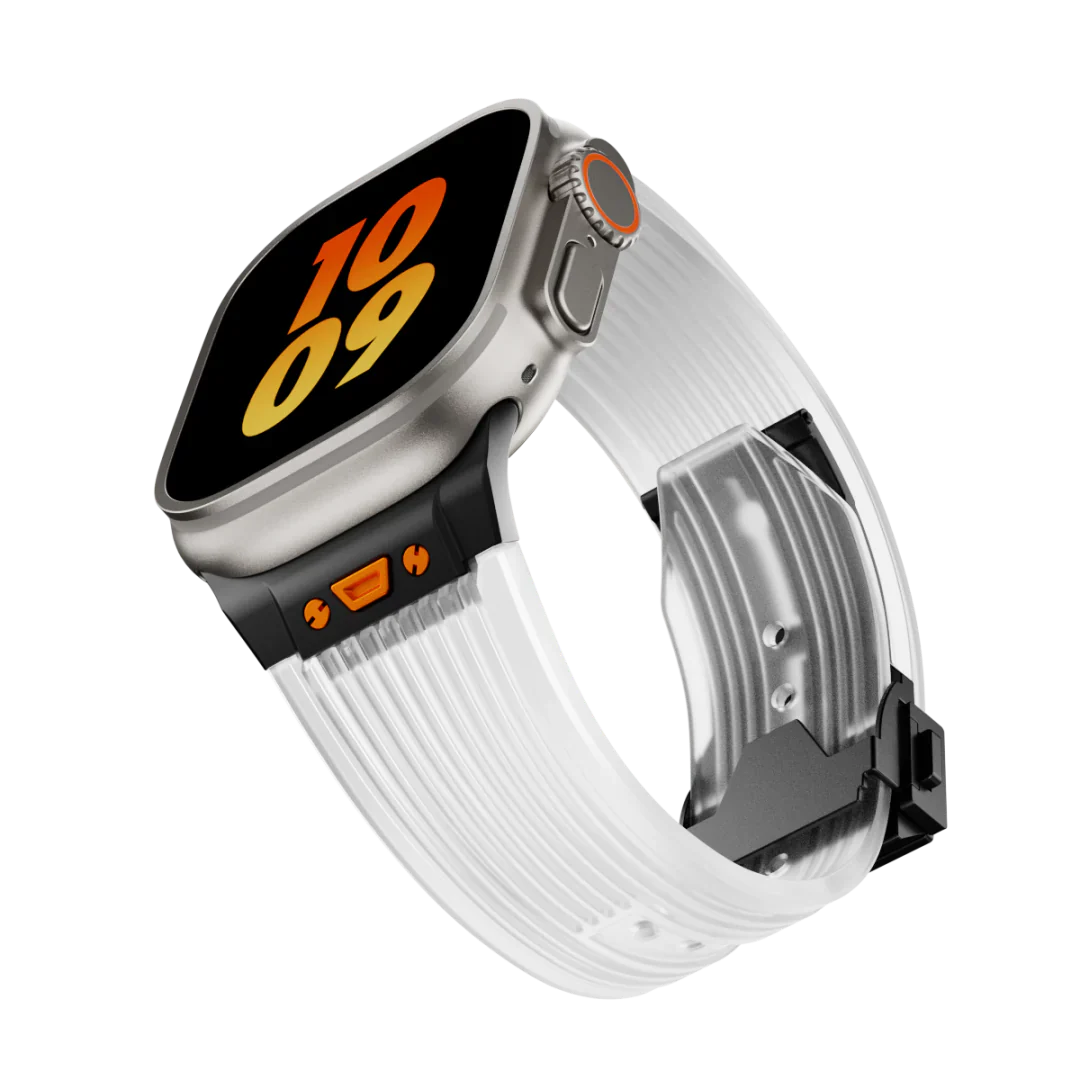 Transparent Soft Apple Watch Silicone Strap
