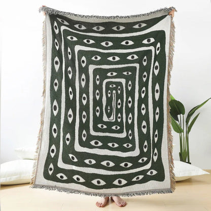 Soft Reversible Snake Pattern Throw Blanket - Lusomart