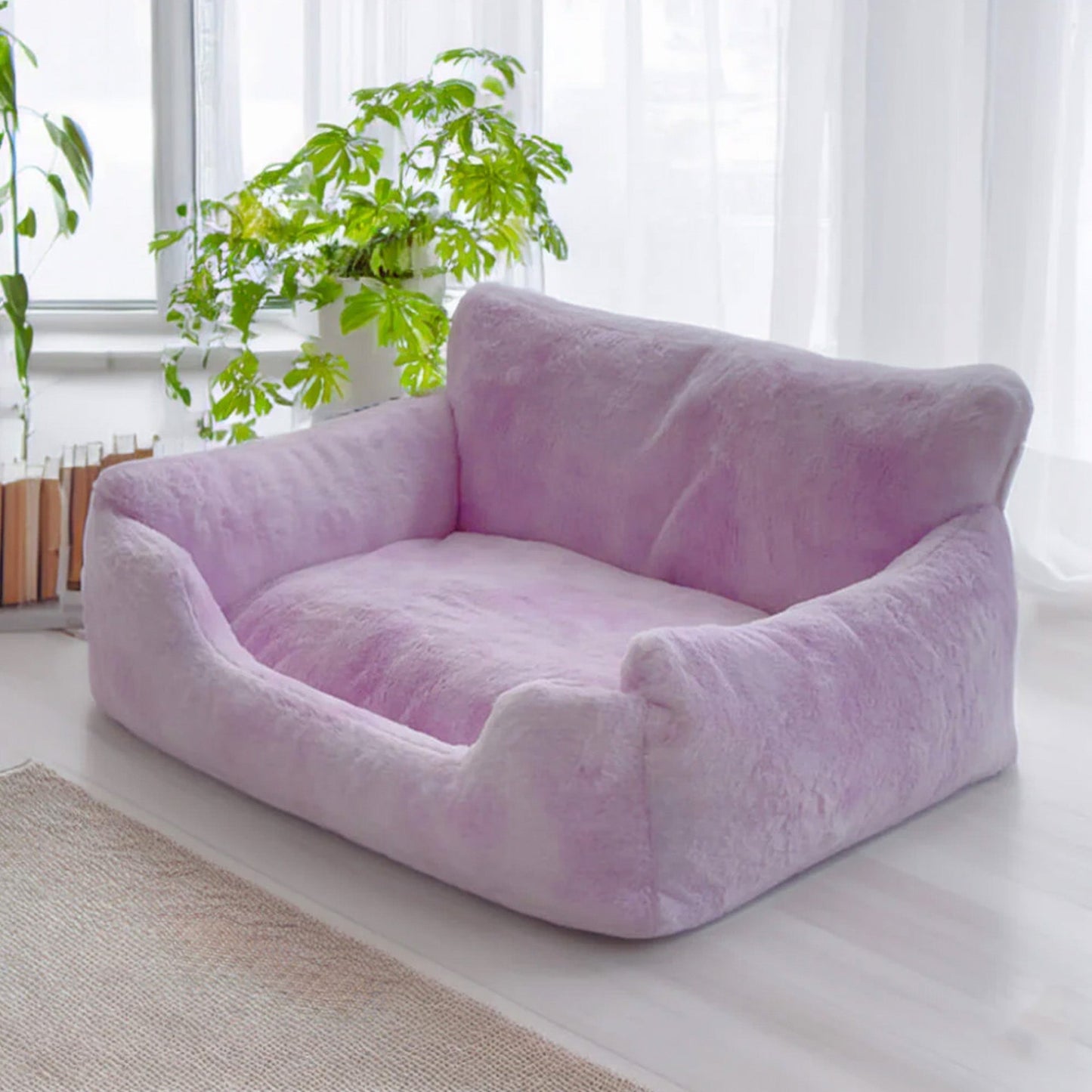Colorful Pet Dog Sofa Bed Super Soft Plush Cushion