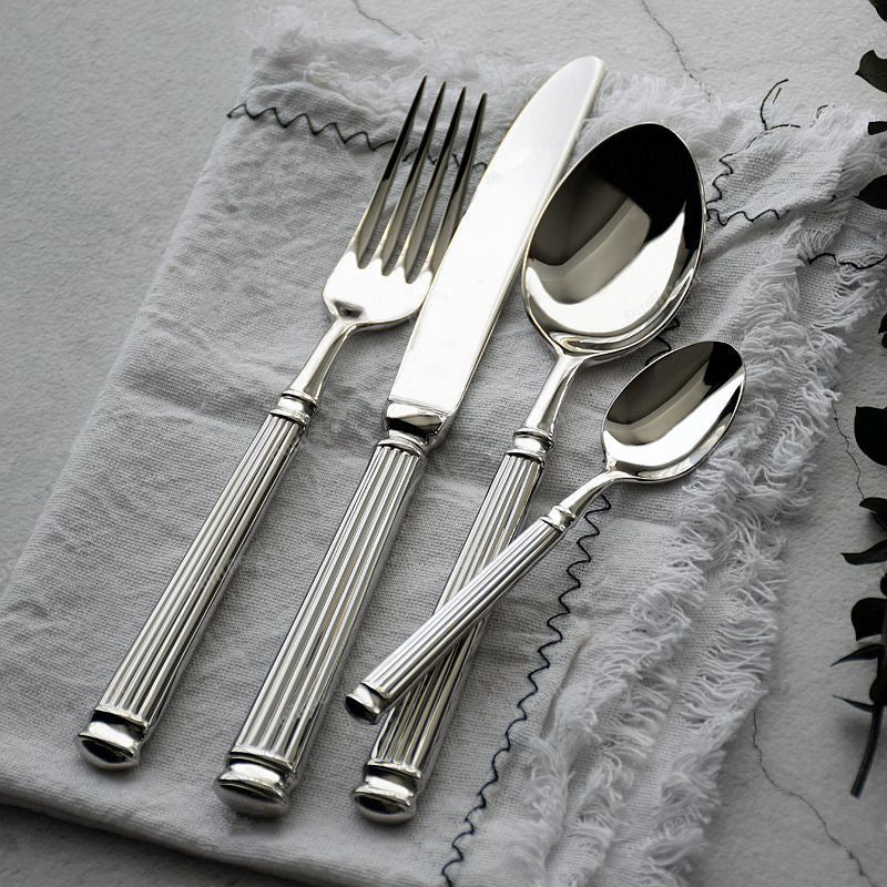 Premium Stainless Steel Flatware Set With Polished Finish