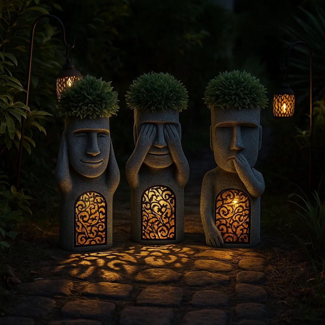 Garden Solar Statue - Decorative Outdoor Lighting