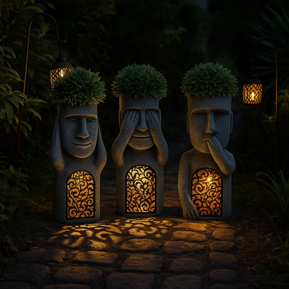 Garden Solar Statue - Decorative Outdoor Lighting