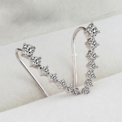 Sparkling Diamond Stud Earrings