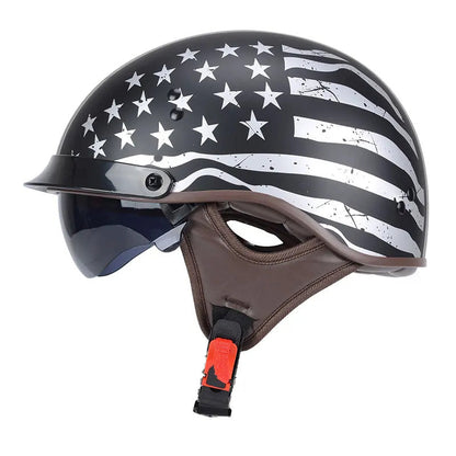 Sport Shield DOT Helmet With Clear UV Face Shield