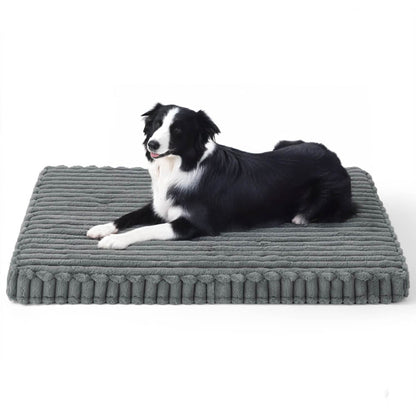 Plush Fake Fur Pet Mattress Comfortable Cozy Support Bed