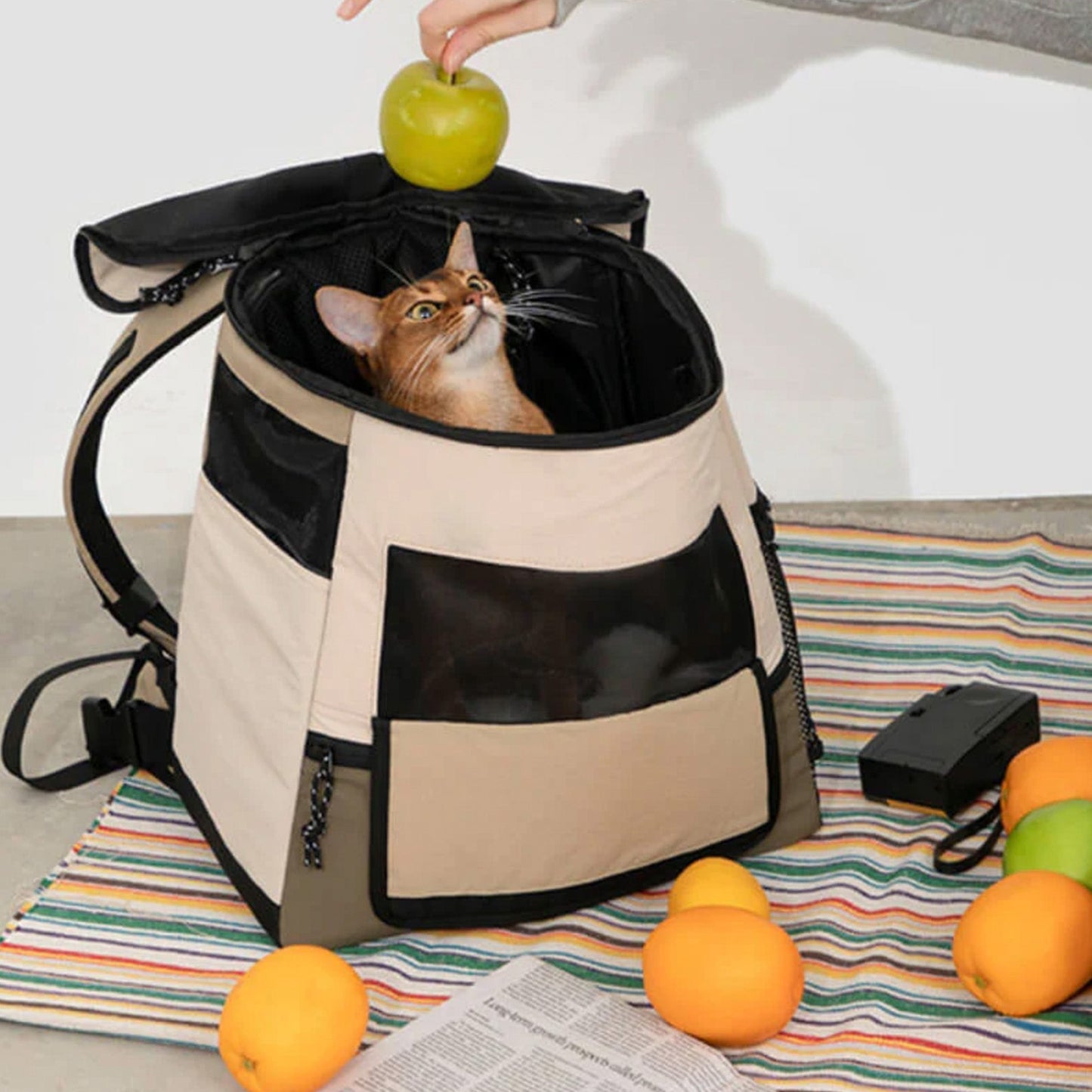 Durable Dog Hiking Backpack - Breathable and Safe