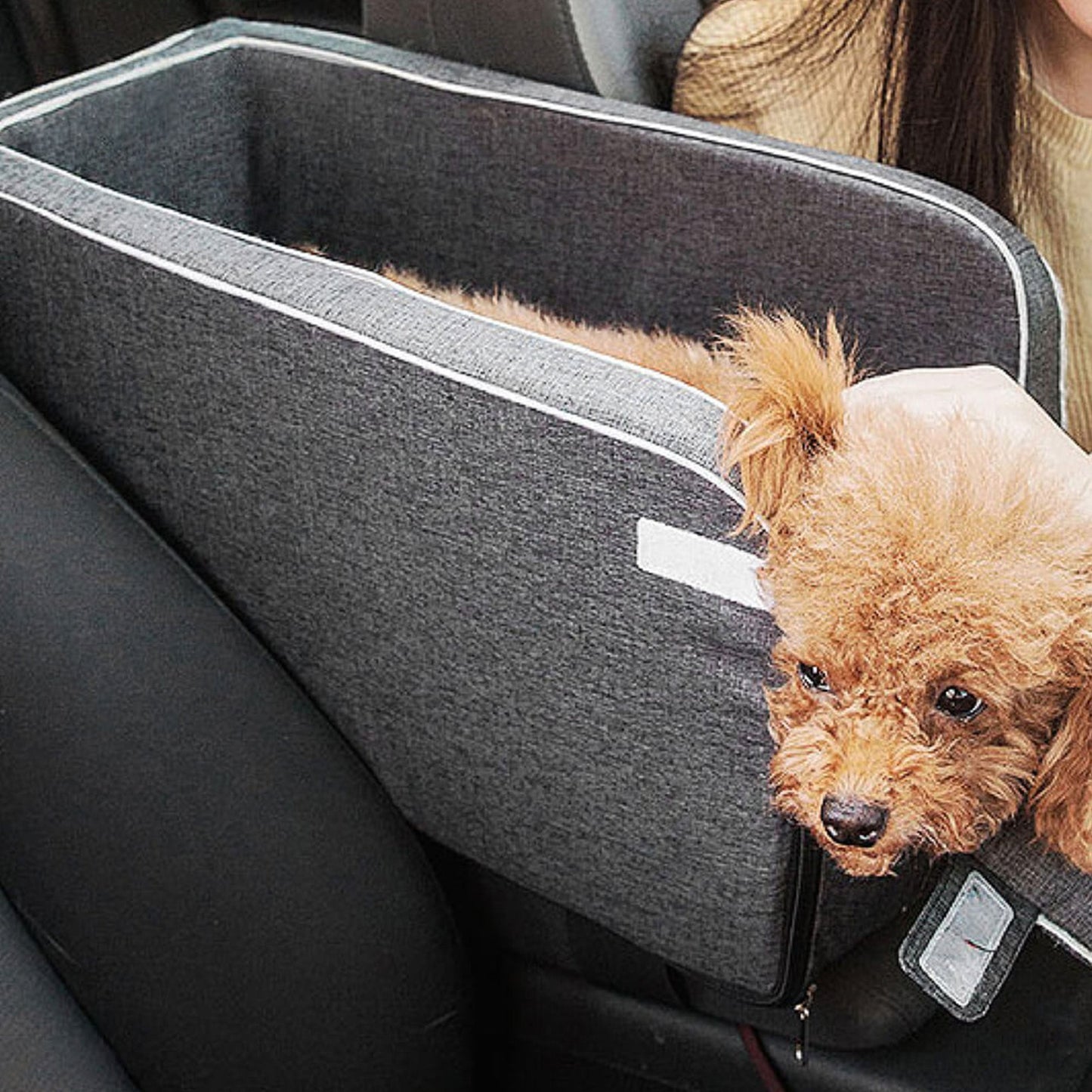 Luxury Pet Car Seat Booster - Safe and Cozy