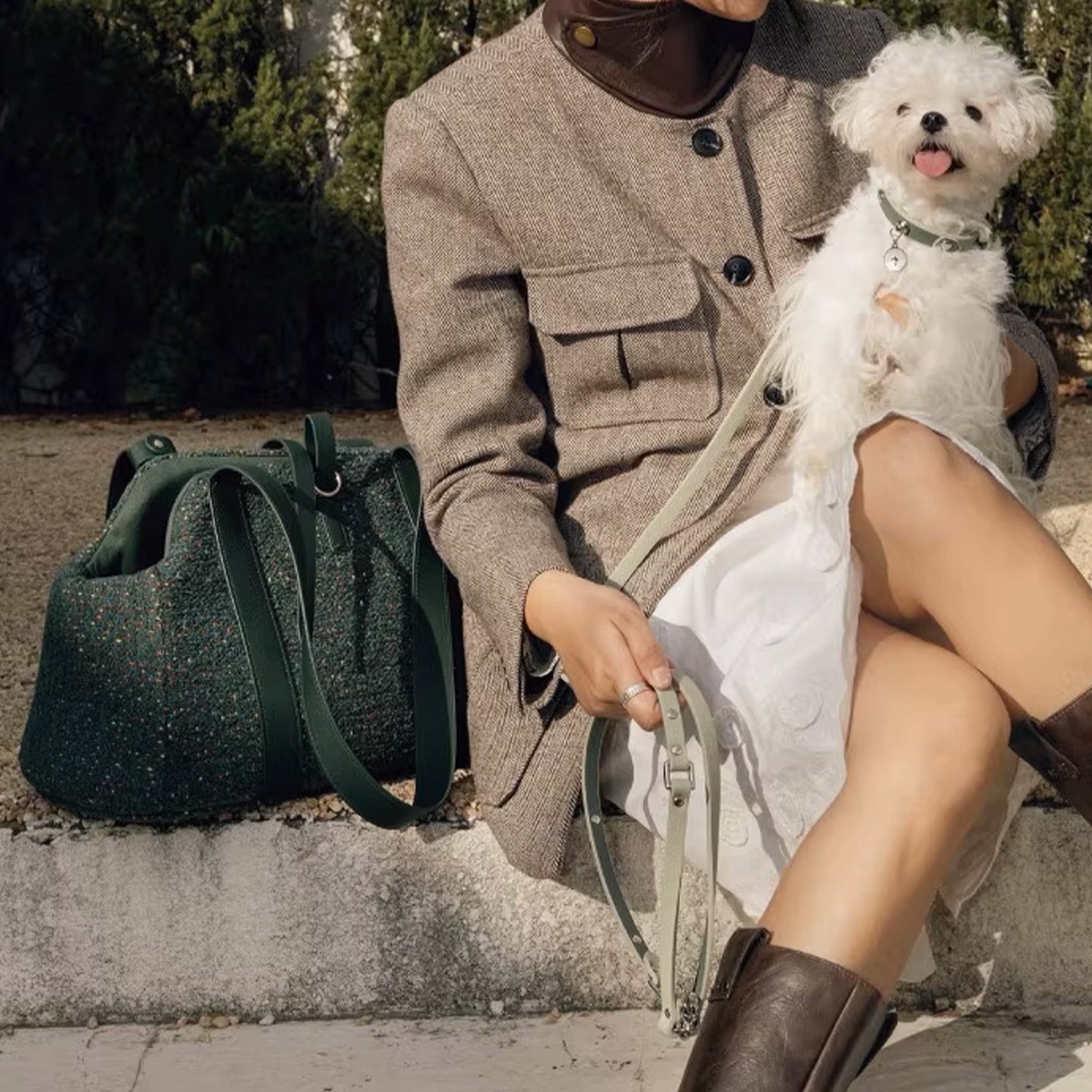 Cozy Plush Pet Carrier Bag