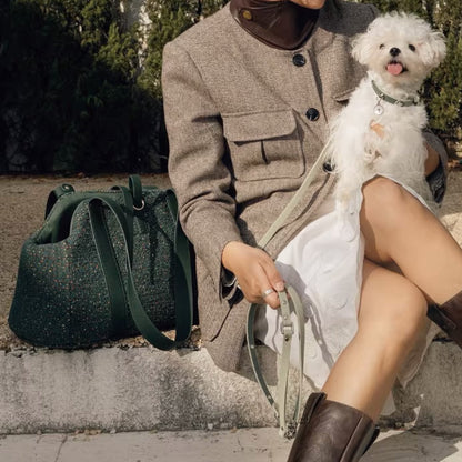 Cozy Plush Pet Carrier Bag