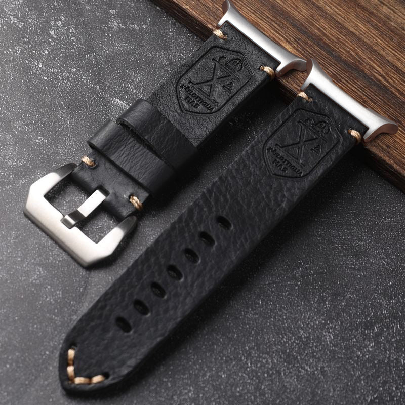 Classic Brown Leather Band for Samsung Watch Ultra