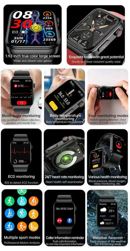 Advanced Fitness Smartwatch With Heart Rate Monitor
