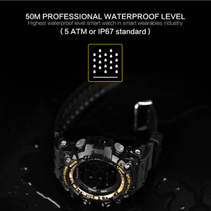 Sporty GPS Fitness Tracker Smartwatch