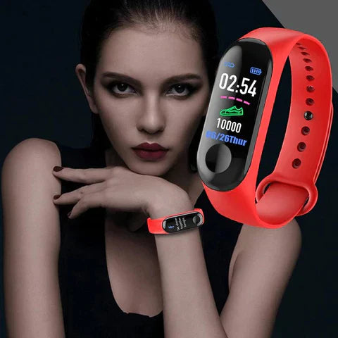 Advanced Fitness Tracker With BP And HR Monitor