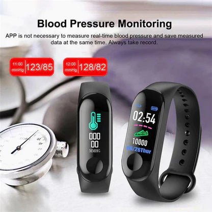 Advanced Fitness Tracker With BP And HR Monitor