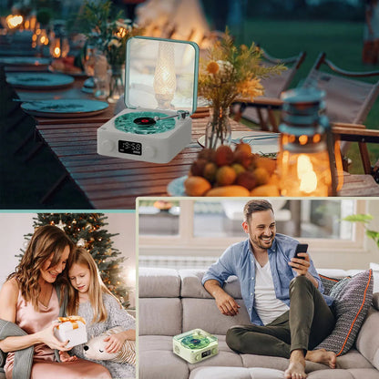 Compact Portable Vintage Bluetooth Wireless Speaker