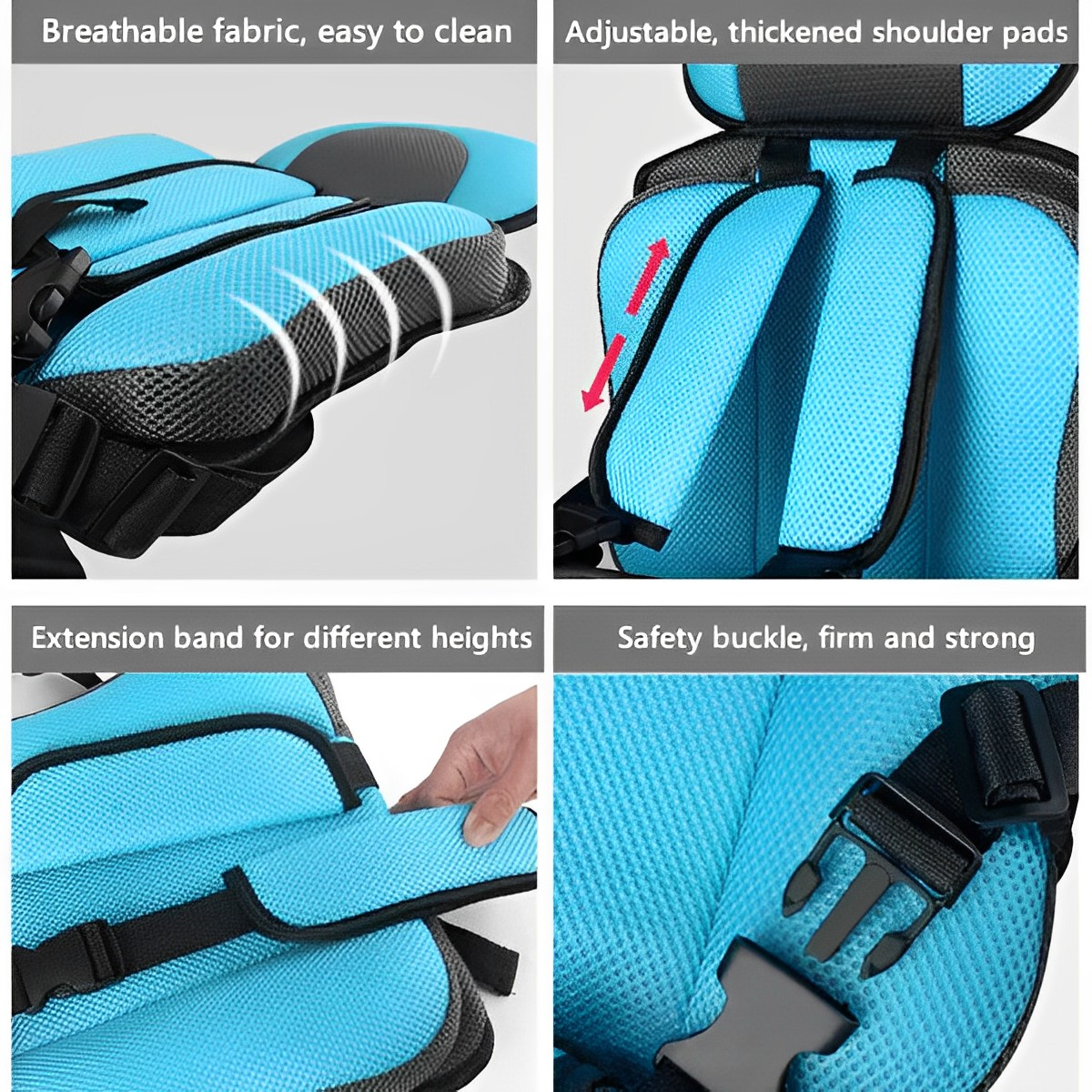 Compact Baby Car Seat Portable Travel Booster