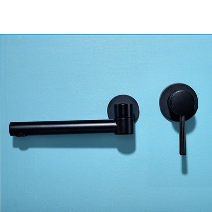 Round Single Handle Bathroom Faucet