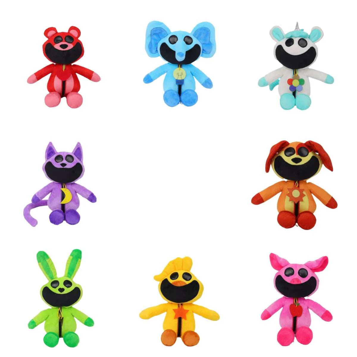 30cm Smiling Animal Plush Toys - CuddlePals 1