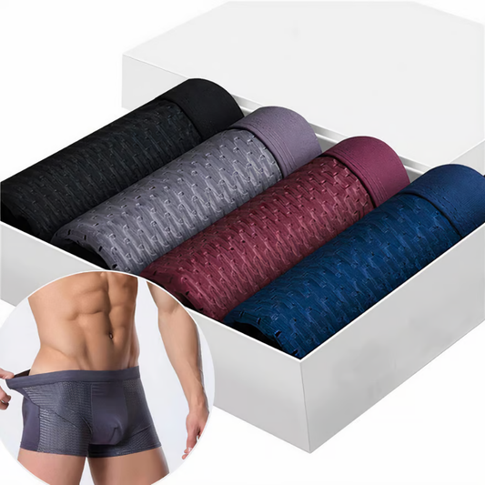 Breathable Bamboo Mens Boxer Shorts - Lusomart