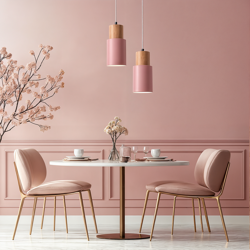 Natural Wood Hanging Light Fixtures