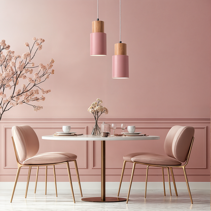 Natural Wood Hanging Light Fixtures