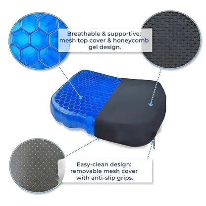 Comfort Gel Cushion For Back Pain Relief