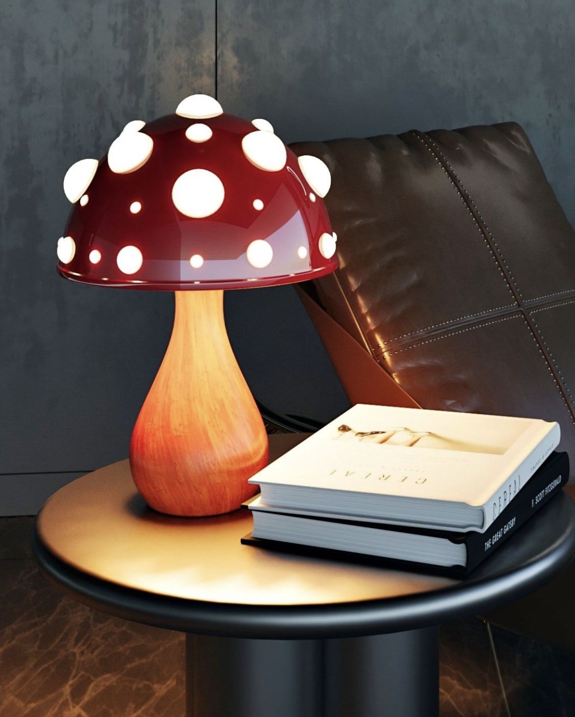 Soft Mushroom Table Lamp For Cozy Bedtime Ambiance
