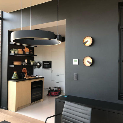 Bright Round LED Hanging Light for Home