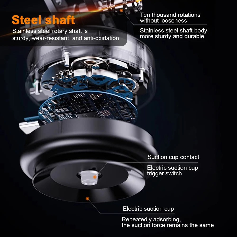 Strong Magnetic Car Phone Mount With Adhesive Base