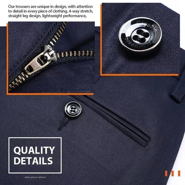 Comfortable Fit Mens Stretch Trousers