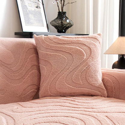 Soft Fleece Stretchy Sofa Slipcover Protector Cushion Cover