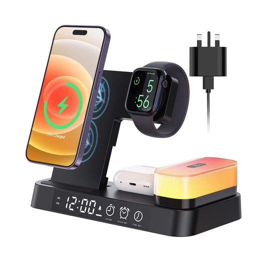 Multi-Function Wireless Charging Desk Lamp Station - Lusomart