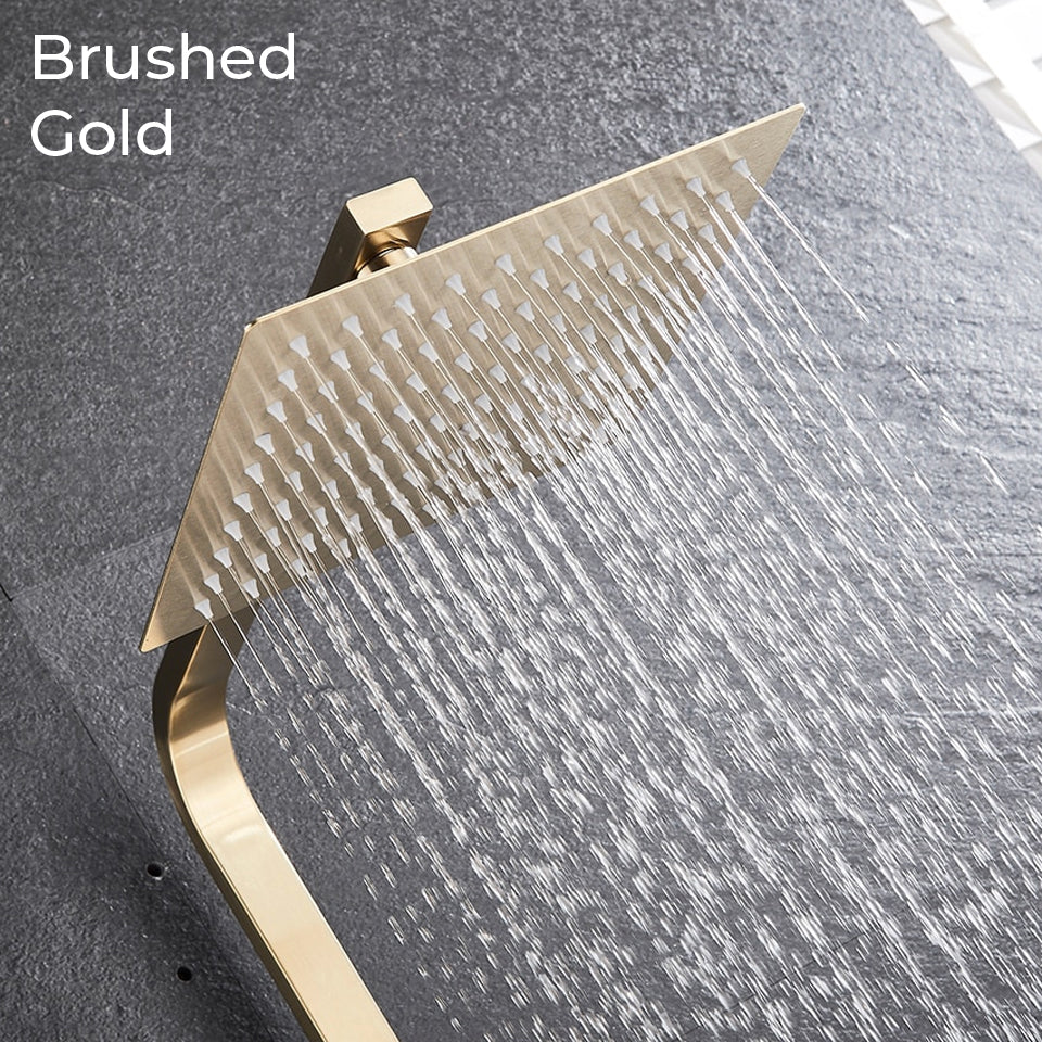 Luxury Rain Shower Head With Handheld Sprayer Easy Fit