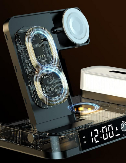Multi-Function Wireless Charging Desk Lamp Station